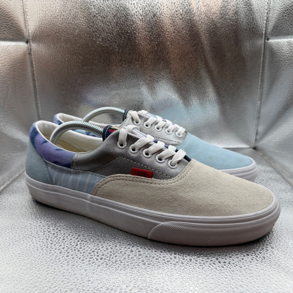 Size 10 Vans Era Patchwork Sneakers Mens Multi Excellent Mismatched Suede